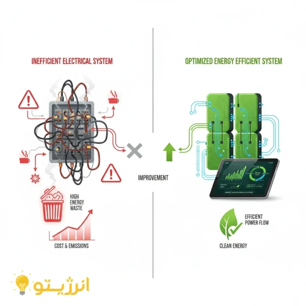 تابلو برق سنتی در کنار تابلو برق هوشمند